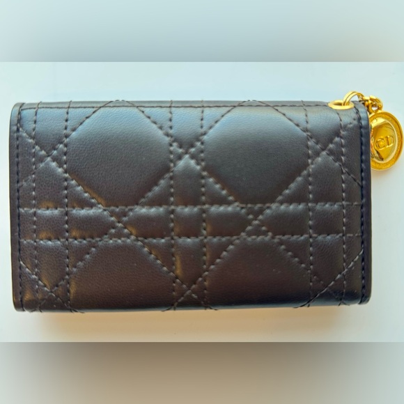 Brand New Never Used Christian Dior Quilted Brown Leather Key Case - Picture 3 of 6